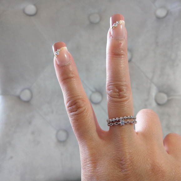 🔥LAST 1🔥NEW DOUBLE LAYER RING - Picture 3 of 9